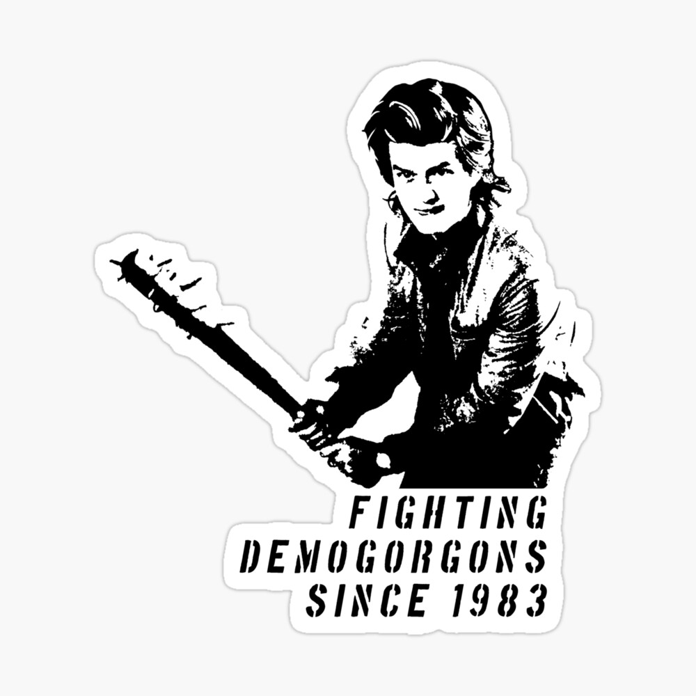 Steve Fighting (Stranger Things) Sticker