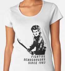 Steve Fighting (Stranger Things) Women's Premium T-Shirt