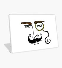 Monocled Hipster Laptop Skin