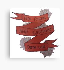 Doctor Who Canvas Print