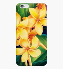 Tropical Paradise Hawaiian Plumeria Illustration iPhone 6 Case