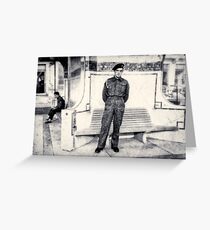 SOLDIER Wilfrid WW2 WAR Greeting Card