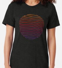 Lineares Licht Vintage T-Shirt
