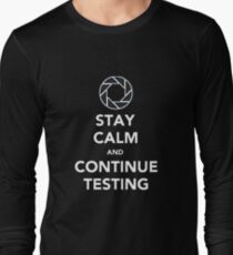 Portal Aperture Science Long Sleeve T-Shirt