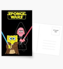 Sponge Wars Postcards