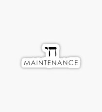 Chi Maintenance Sticker
