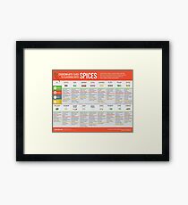 Cook Smarts' Guide to Flavoring with Spices Framed Print
