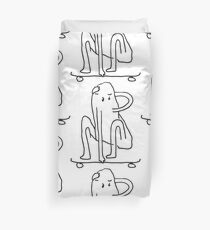 Line Skater Duvet Cover