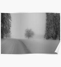 Snow scene Poster
