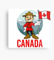 Canada Mountie Metal Print