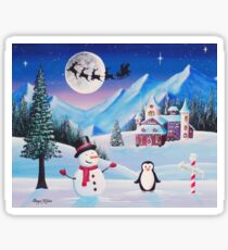 A Festive Welcome Sticker