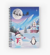 A Festive Welcome Spiral Notebook
