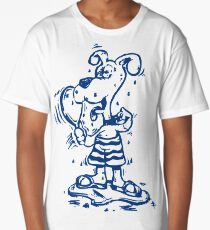 Funny Goofy Pup Shirt Long T-Shirt