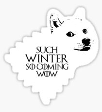 Ser Wow of House Doge Sticker