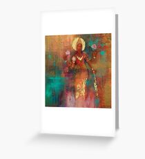 Goddess Lakshmi Greeting Card