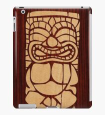 Tiki Ailani Faux Koa Holz Hawaii Surfbrett iPad-Hülle & Skin