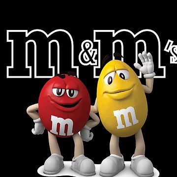 M&Ms Magnet - Red - Yellow - Candy - M and M