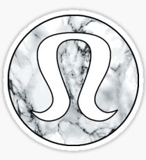 lululemon marble Sticker