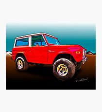 Ford Bronco Classic from VivaChas Hot Rod Art Photographic Print