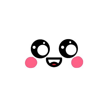 smiling kawaii face 16763055 Vector Art at Vecteezy