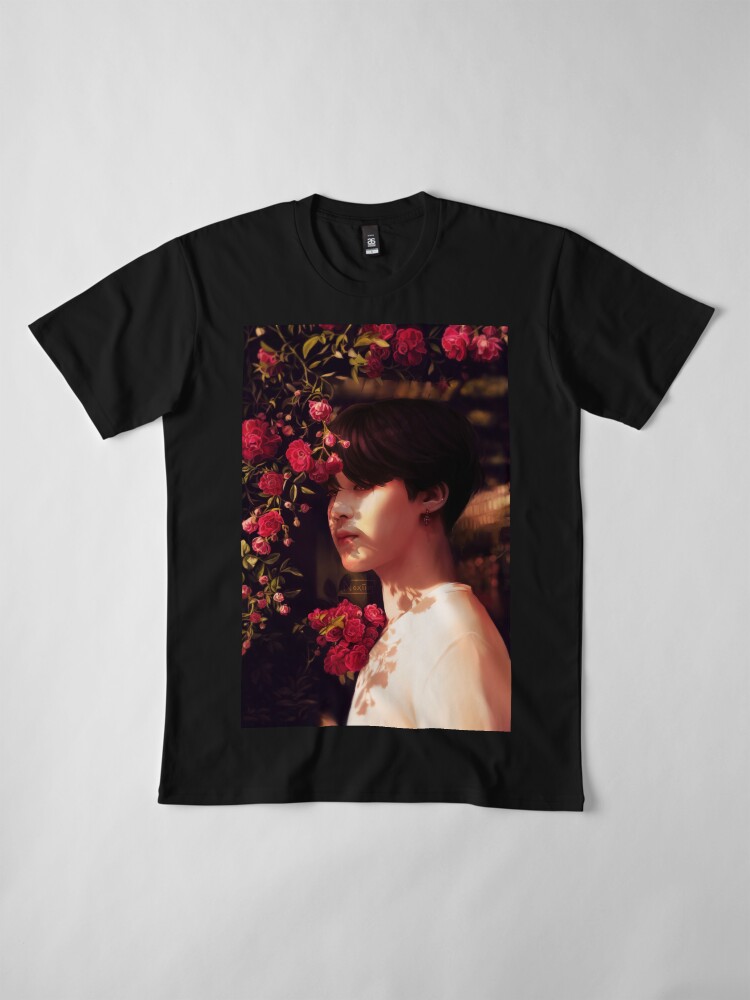 Alternative Ansicht von "Als du mich angerufen hast, bin ich deine Blume geworden." Premium T-Shirt