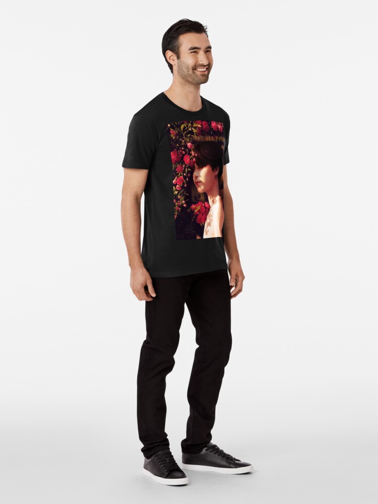 Alternative Ansicht von "Als du mich angerufen hast, bin ich deine Blume geworden." Premium T-Shirt