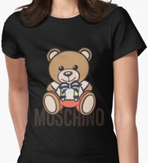 Moschino bear Women's Fitted T-Shirt