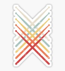 Percussion Marching Band Drum Sticks Sticker