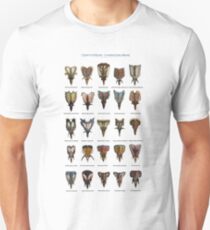 Front view of ceratopsid heads Unisex T-Shirt