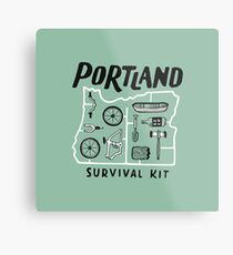 Survival Kit Metal Print