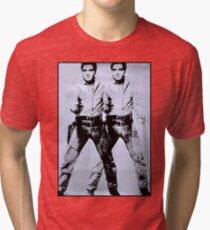 ELVIS : Vintage Restored Print Tri-blend T-Shirt