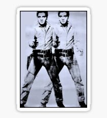 ELVIS : Vintage Restored Print Sticker