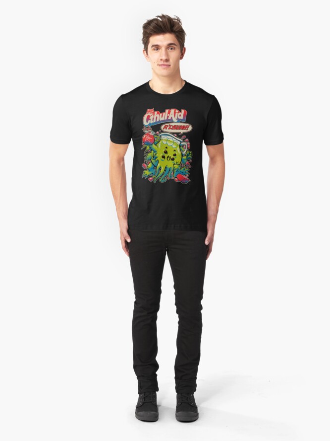 Alternate view of CTHUL-AID Slim Fit T-Shirt