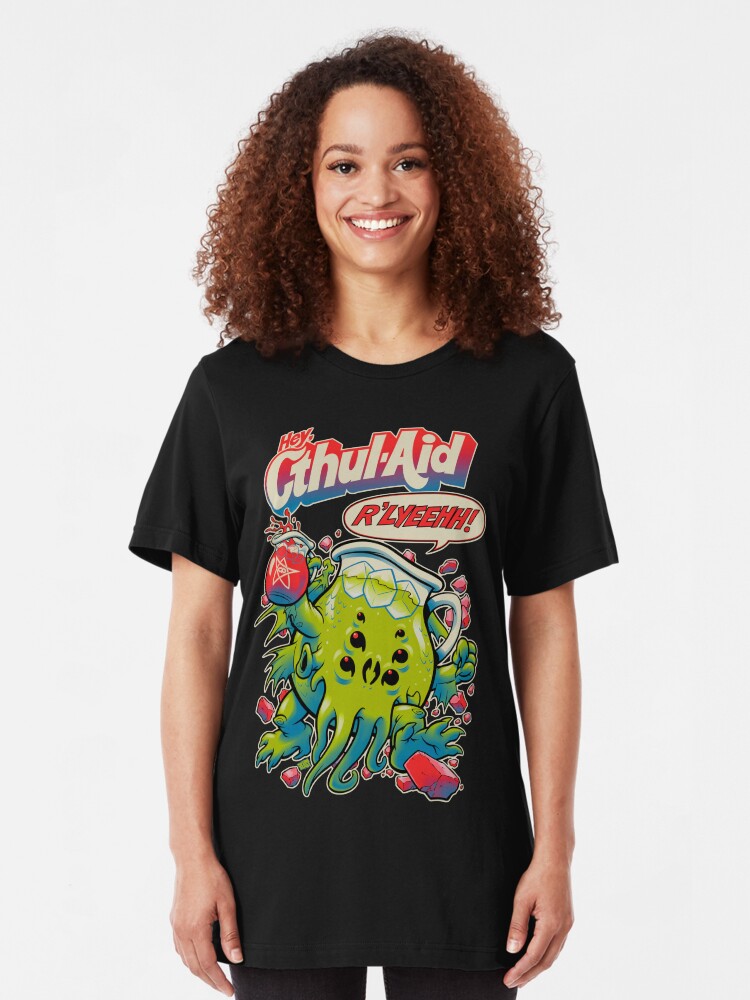 Alternate view of CTHUL-AID Slim Fit T-Shirt