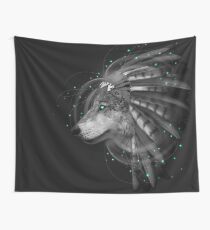 Don't Define Your World (Chief of Dreams: Wolf) Wall Tapestry