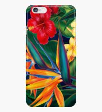 Tropical Paradise Hawaiian Birds of Paradise Illustration iPhone 6 Case