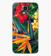 Tropical Paradise Hawaiian Birds of Paradise Illustration Case/Skin for Samsung Galaxy