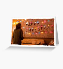 Stranger Christmas Greeting Card