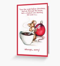 Christmas Mouse Greeting Card
