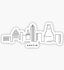 Austin Skyline Sticker