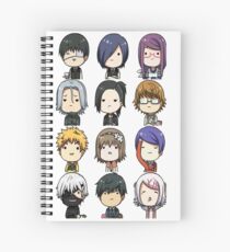 Tokyo Ghoul characters Spiral Notebook
