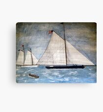 Schooner Canvas Print