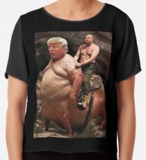Putin riding Trump Chiffon Top