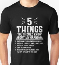 5 Things You Should Know About My Grandma Slim Fit T-Shirt