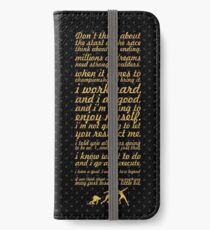 Don't think about... “Usain Bolt” Life Inspirational Quote iPhone Wallet/Case/Skin