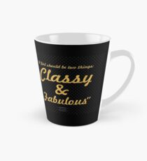 A girl shoud... “Coco Chanel” Inspirational Quote Tall Mug