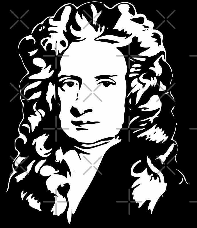 Isaac Newton Stickers By Idaspark Redbubble 6278