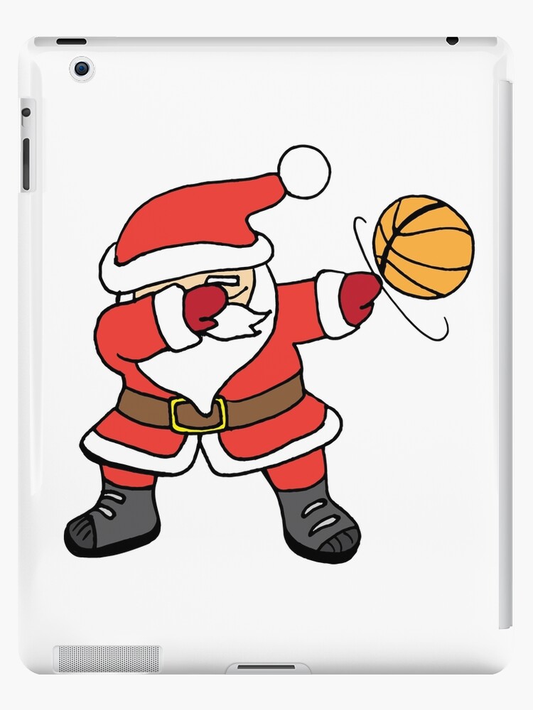 Christmas Basketball Snowman Santa Zip Hooded Sweatshirt