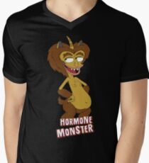 Großmaul T-Shirt mit V-Ausschnitt für Männer