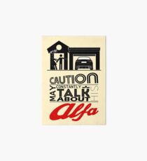 May constantly talk about his alfa Art Board
